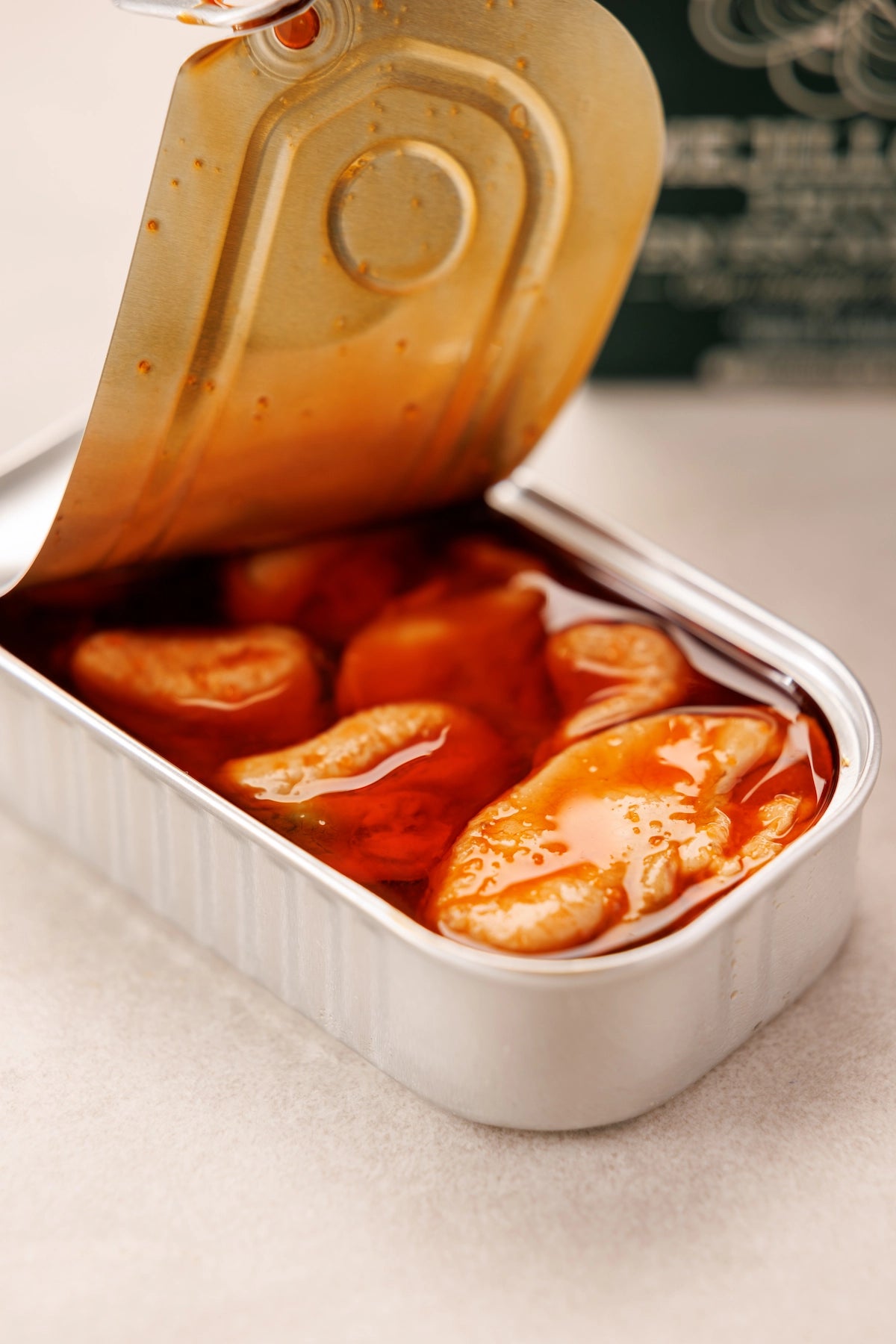 Mejillones en Escabeche de Sidra con Chips de Verduras Crujientes - SAGÓ