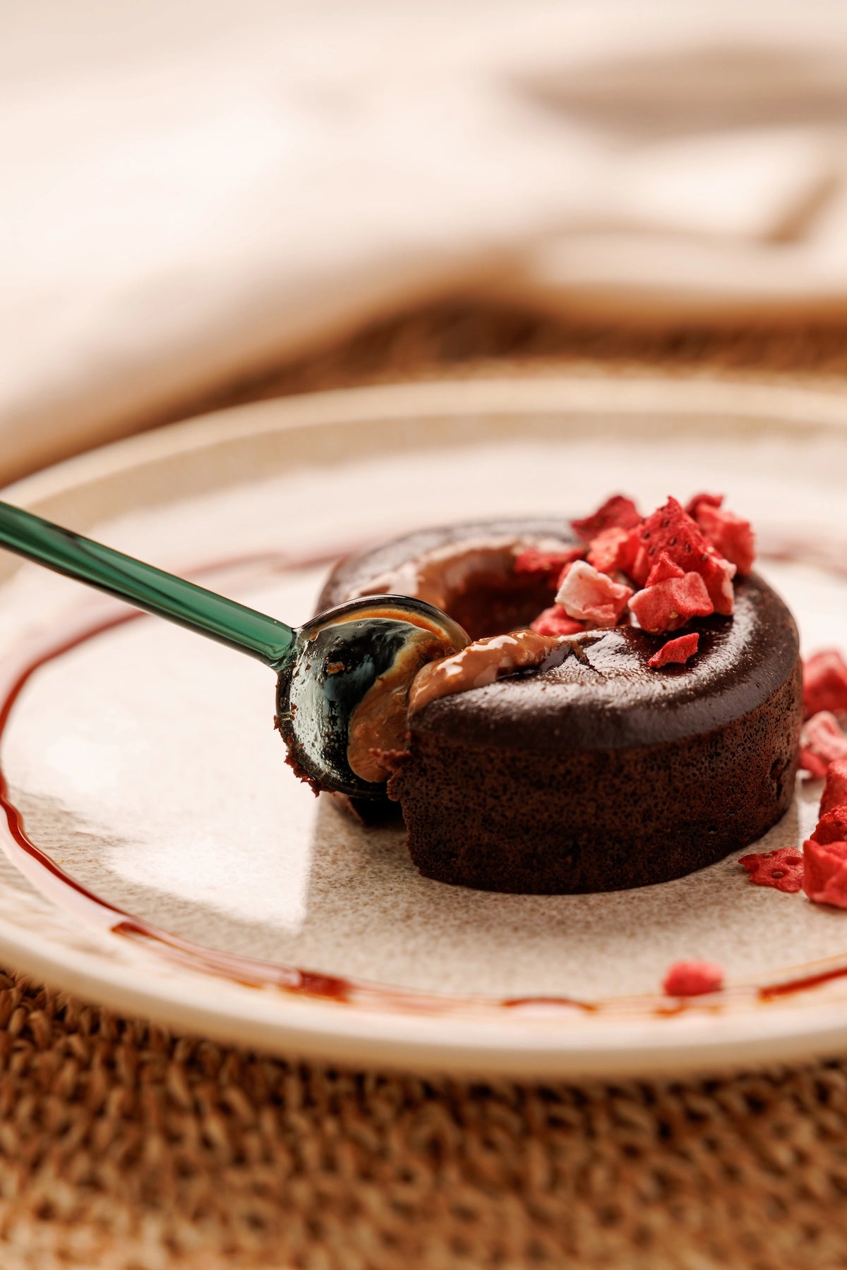 Coulant de Chocolate y Praliné Sin Gluten - SAGÓ