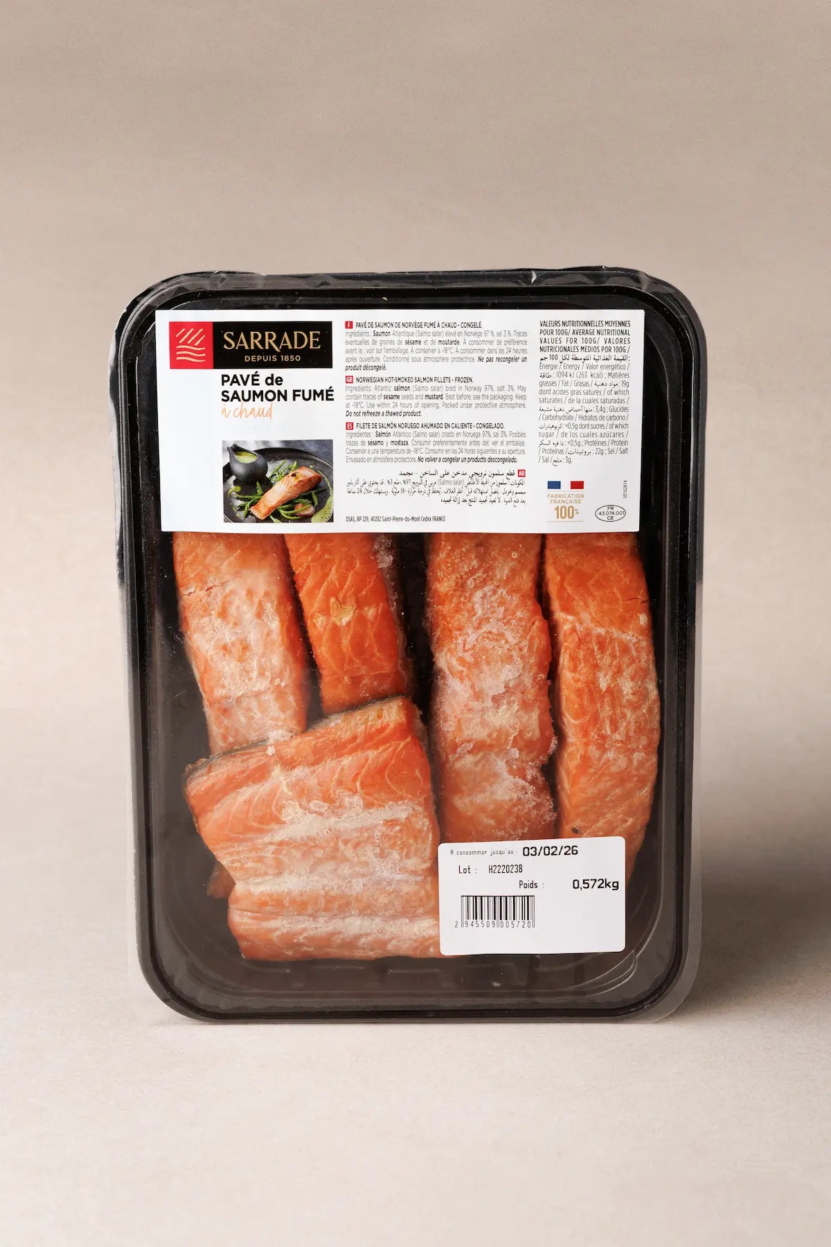 salmón ahumado