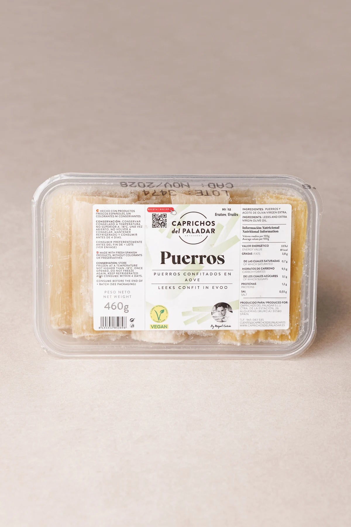 puerros confitados
