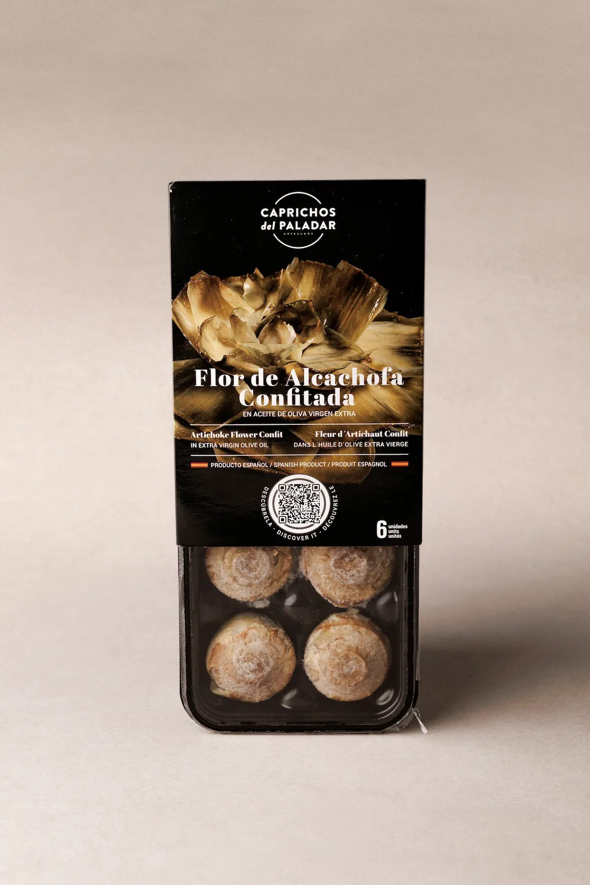 flor de alcachofa confitada