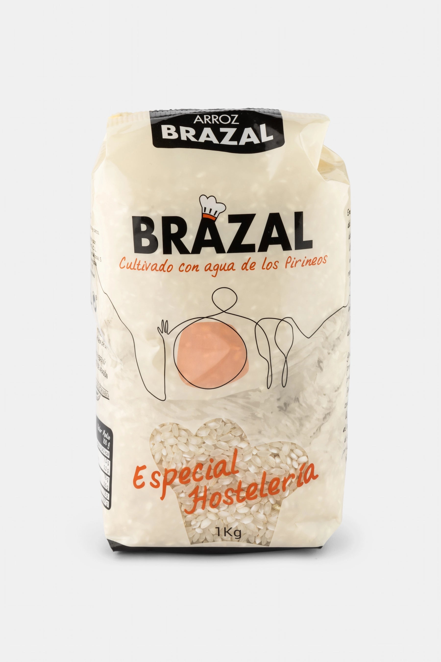 Arroz Especial Paella Restaurante Brazal (1000 g) - SAGÓ