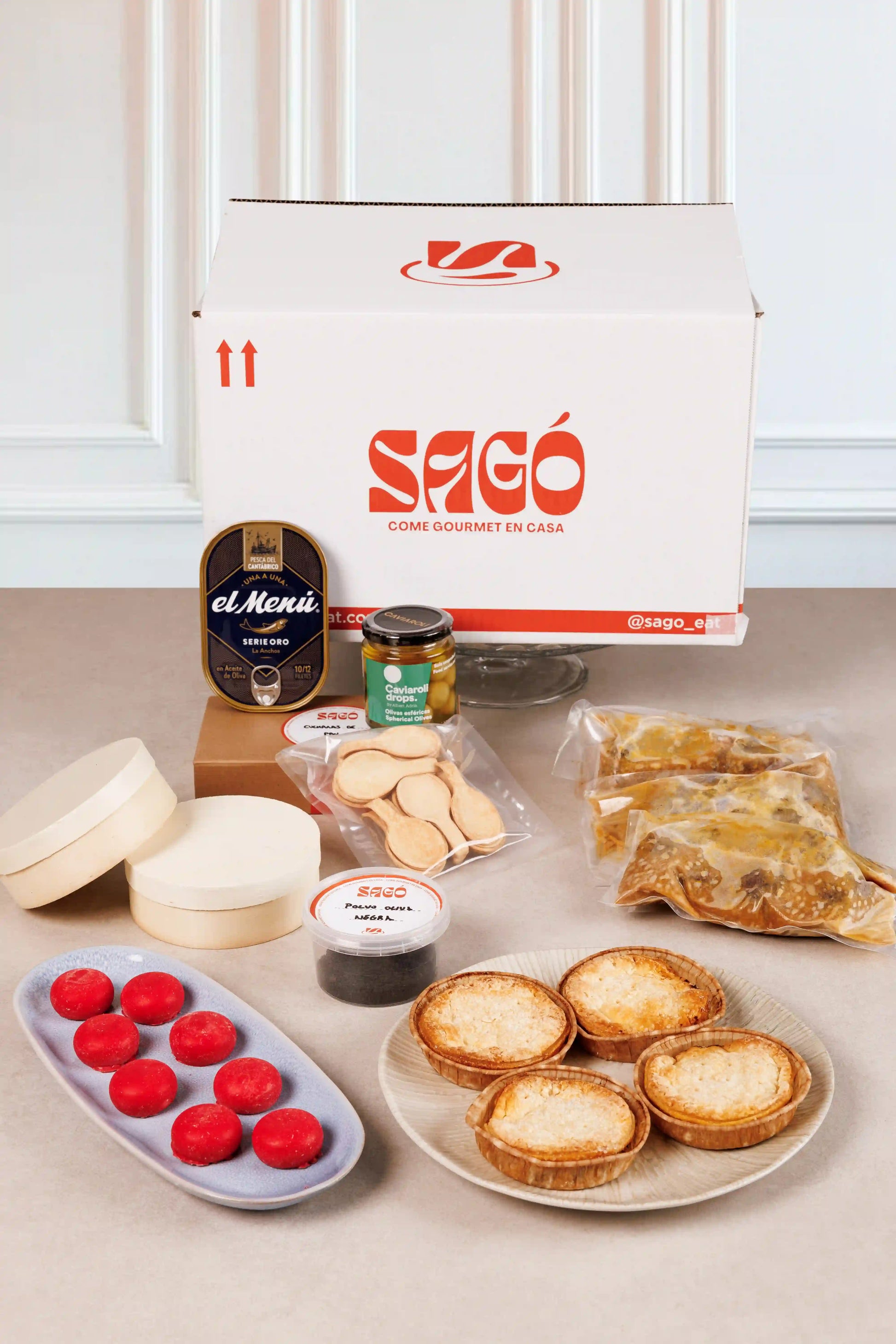 caja cena improvisada