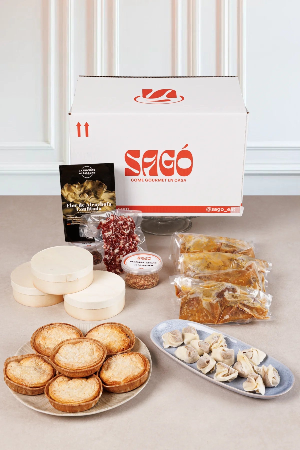 caja para 6 personas