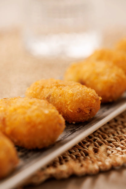 Croquetas Cremosas de Jamón Ibérico en Panko Crujiente (6 uds.) - SAGÓ