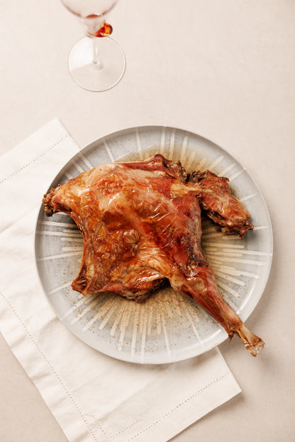 cuarto lechazo asado