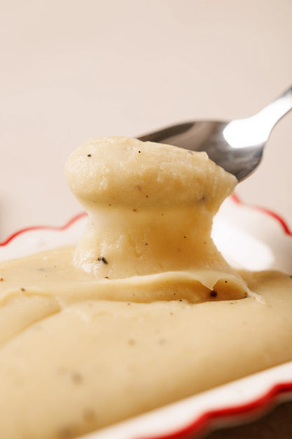 pure de patata y trufa