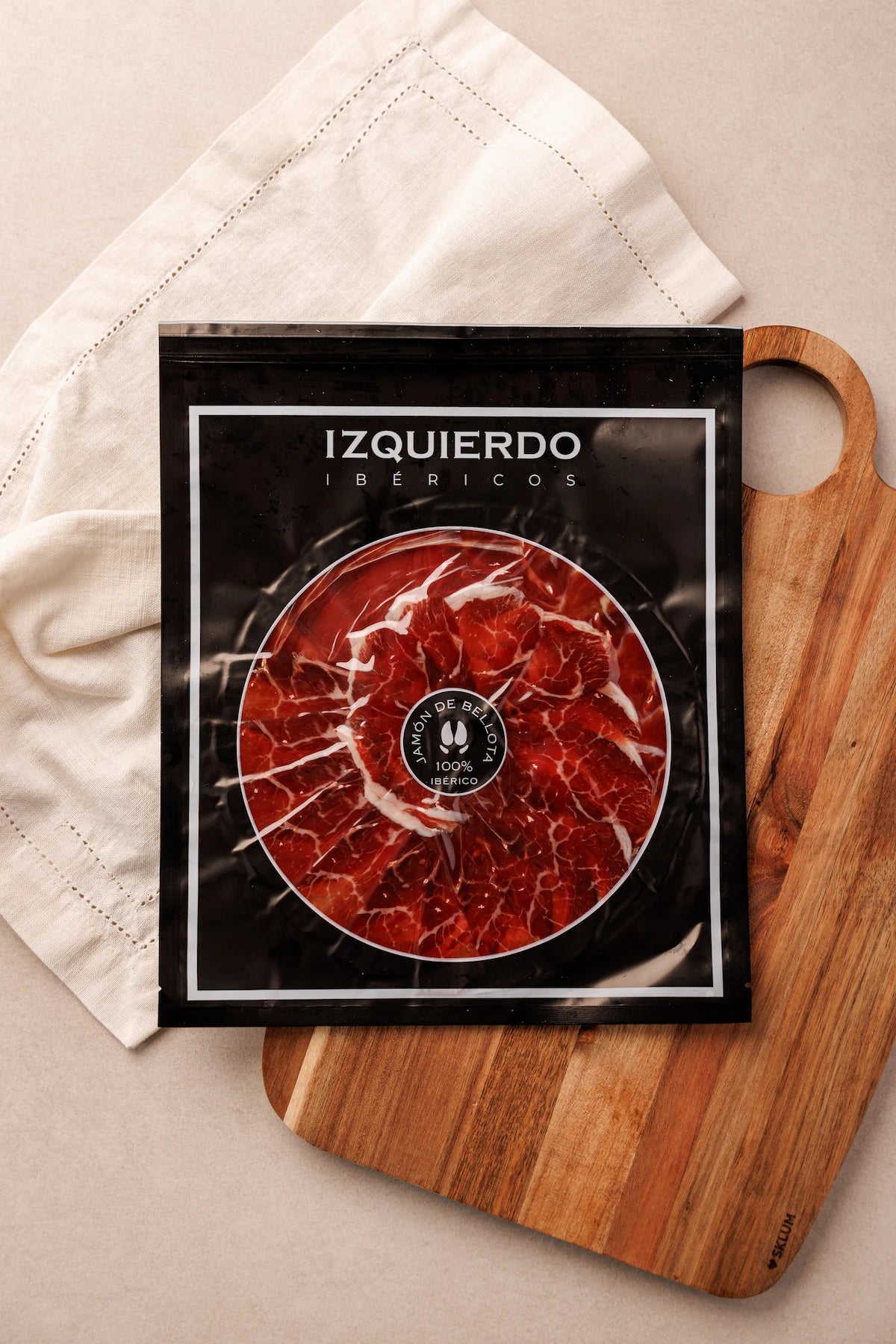 Jamón Ibérico 100% Bellota corte artesanal (100 g) - SAGÓ