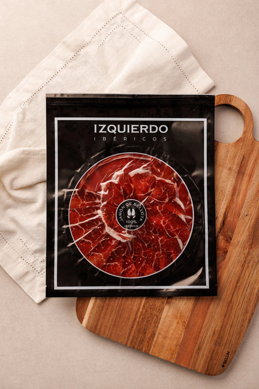 Jamón Ibérico 100% Bellota corte artesanal (100 g) - SAGÓ
