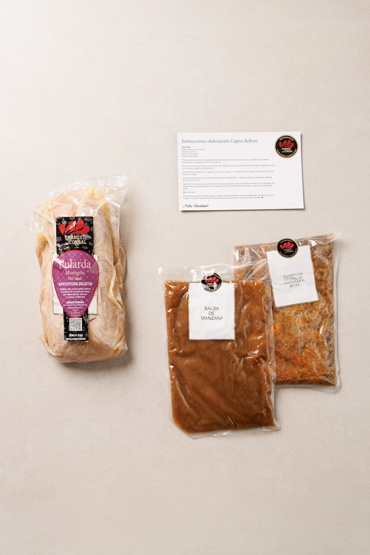 pack pularda rellena