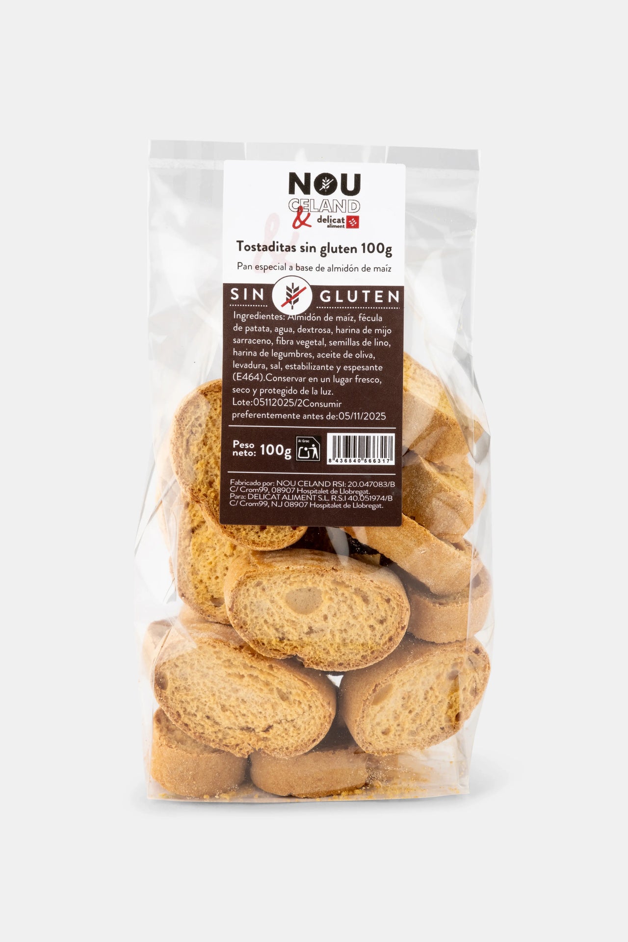 Tostaditas Sin Gluten (100 g) - SAGÓ