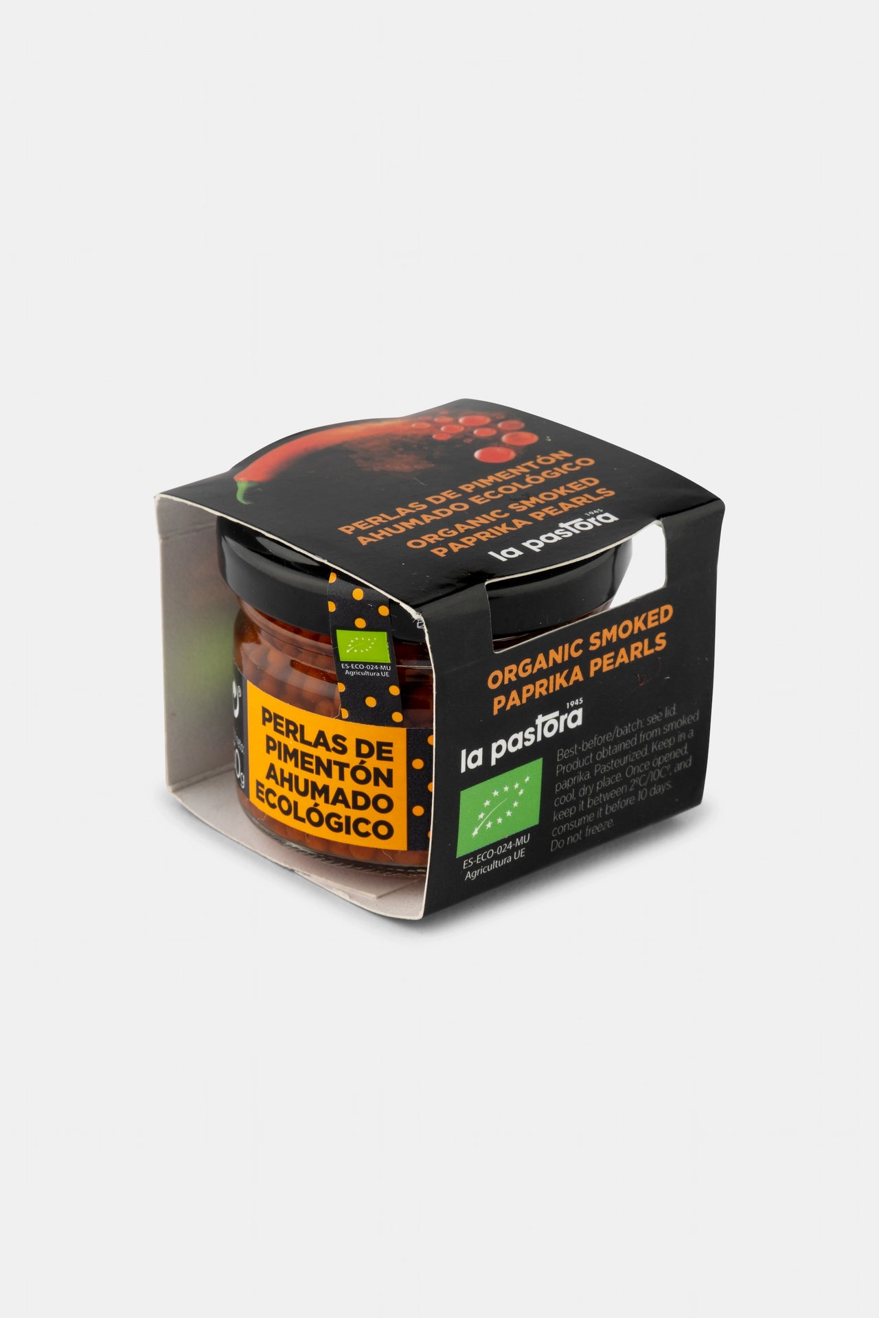 Perlas de Pimentón Ahumado Ecológicas (50 g) - SAGÓ