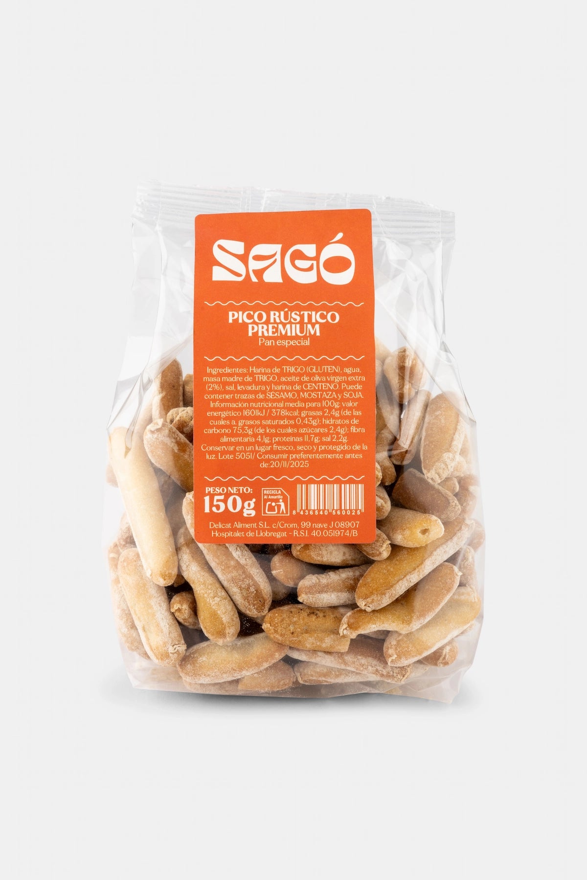 Picos Rústicos Premium (150 g) - SAGÓ