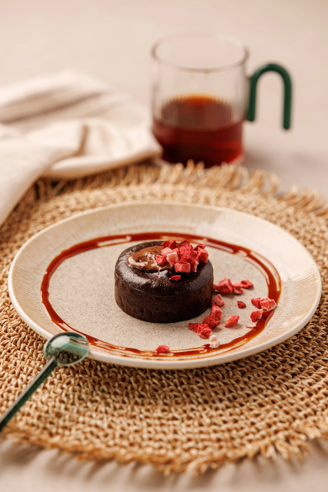 Coulant de Chocolate y Praliné Sin Gluten - SAGÓ
