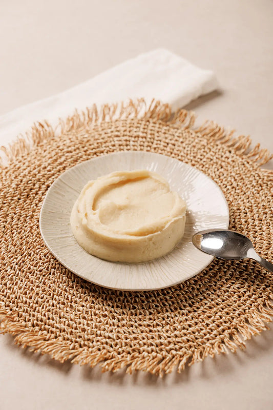 guarnición puré de chirivia