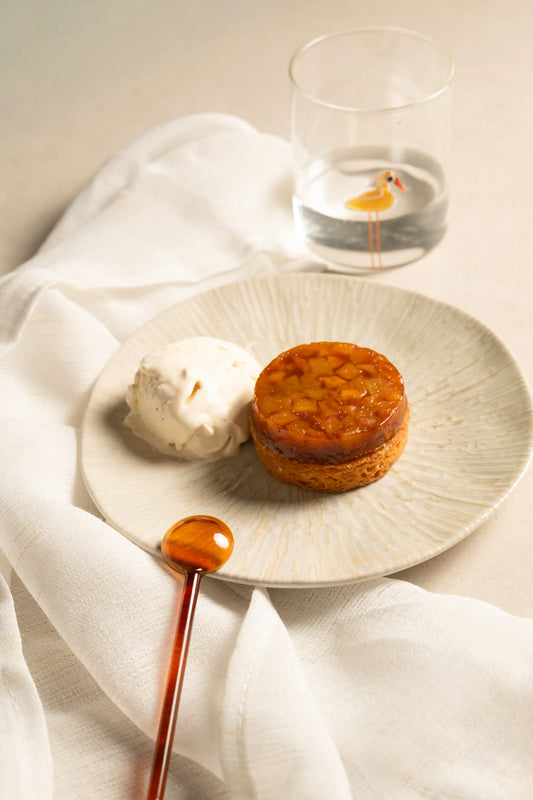 Tatín de Mango y Praliné de Almendra - SAGÓ