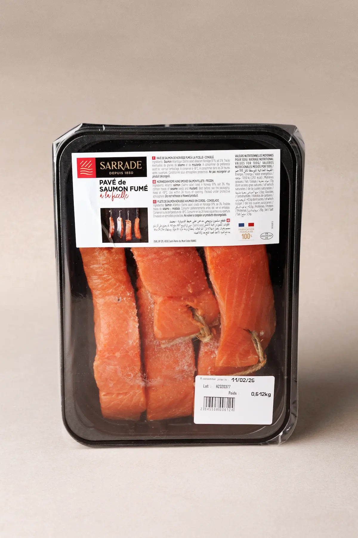 salmón ahumado premium