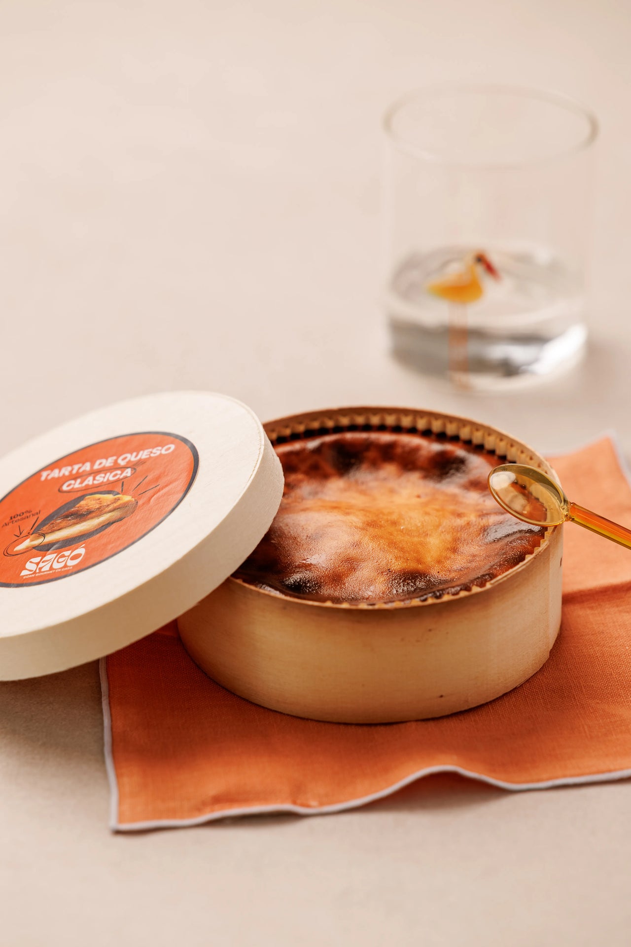 Tarta de Queso Cremosa Clásica Artesanal Sagó (2 pers.) - SAGÓ