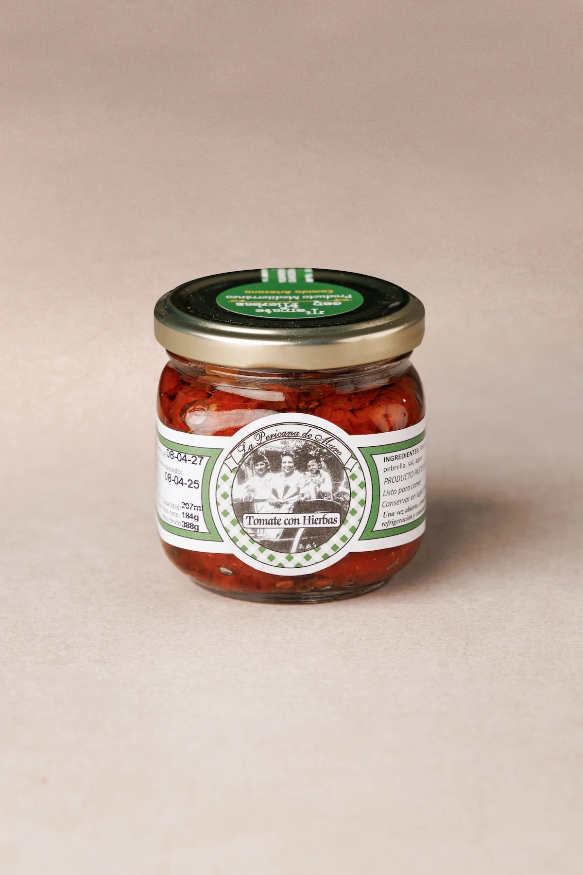 tarro de tomate seco